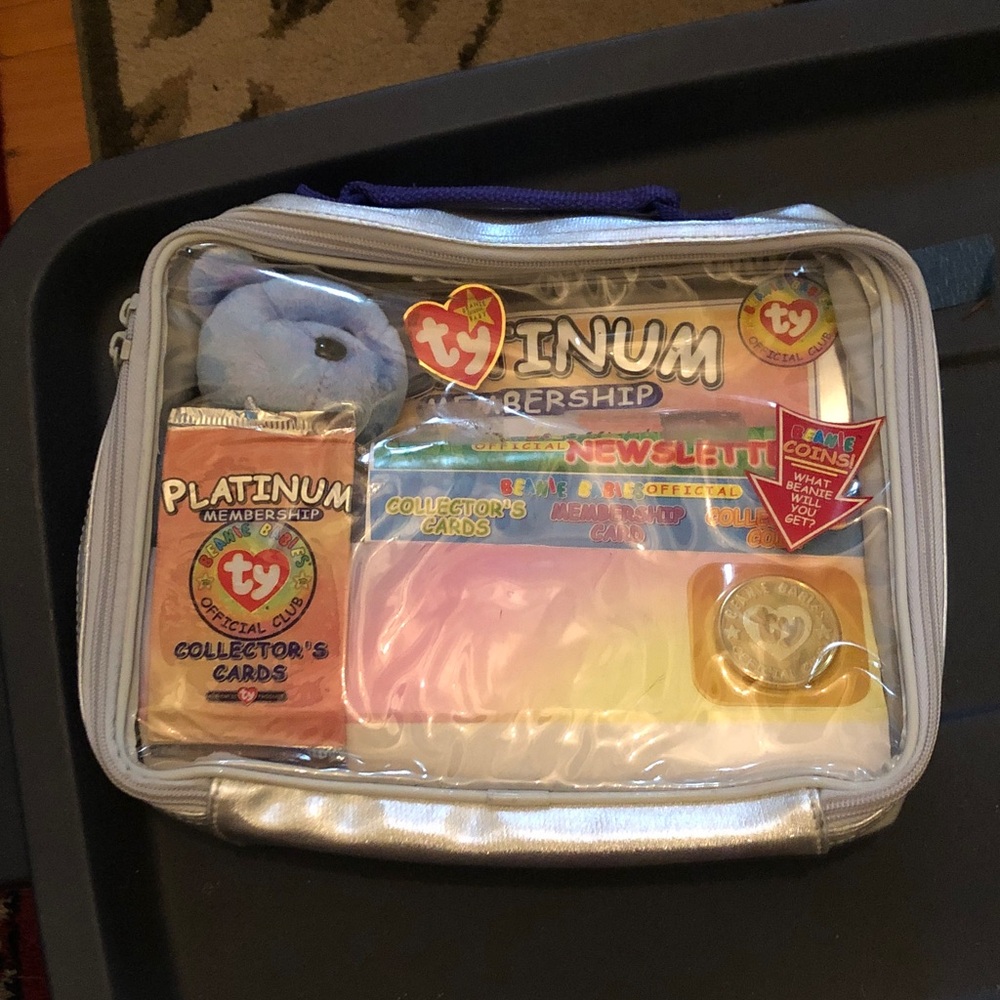 Ty Platinum Membership Collector Kit - Silver, Purple, Pink, Gold